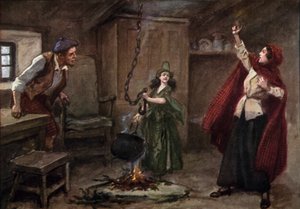 Illustration for The Tale of the Cauldron by Gordon Frederick after Browne